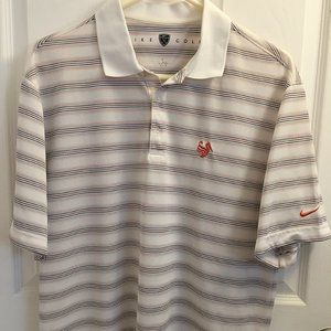 Nike golf striped short sleeve shirt
